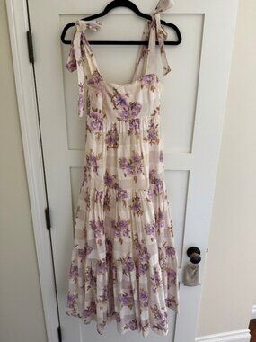 ZIMMERMANN Rosa Striped Picnic Dress